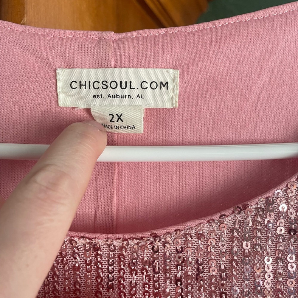 Chic Soul sequin cocktail dress